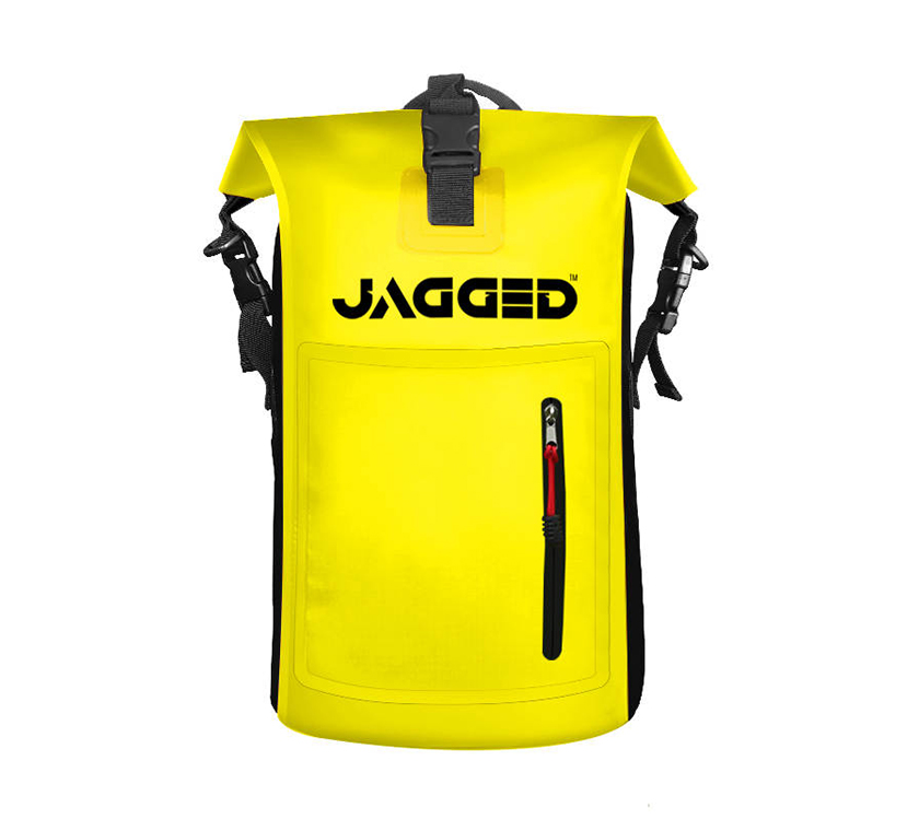 Jagged Edge Co Summit 25L adventure daypack. Yellow.